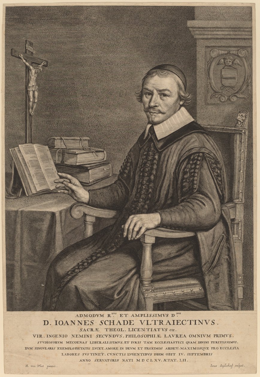 Johannes Schade door Jonas Suyderhoff after Hendrik Cornelisz van Vliet