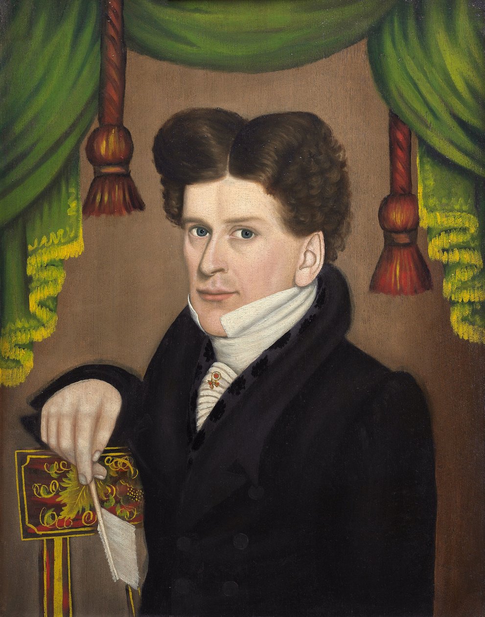 Man met een Pen, ca. 1827-30 door Jonas Welch Holman