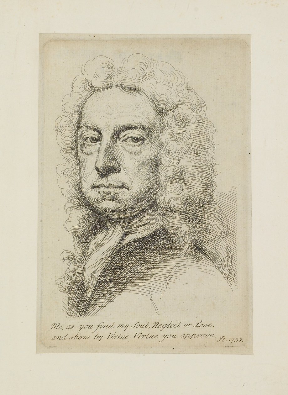Zelfportret, 1738 door Jonathan Richardson