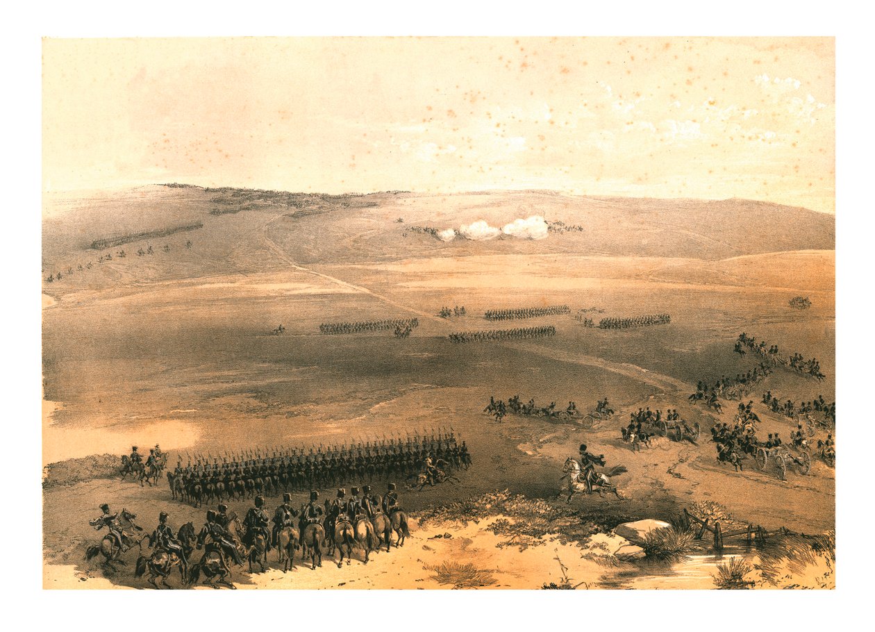 De cavalerieaffaire van de Hoogten van Bulganak - het eerste kanon door Jonathan Needham