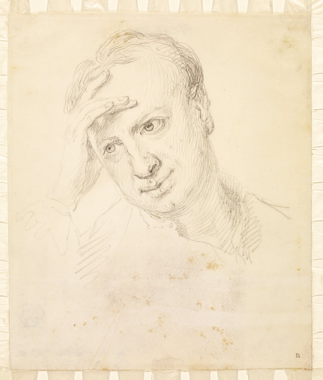 Portret van Jonathan Richardson de Jongere, 1732 door Jonathan Richardson