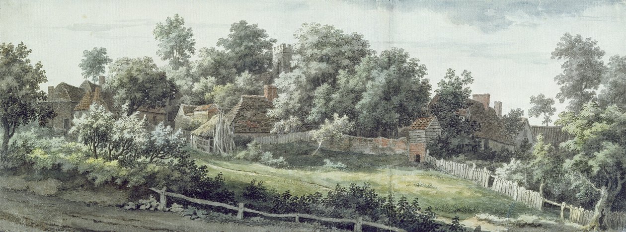 Harbledown, nabij Canterbury, 1757 door Jonathan Skelton