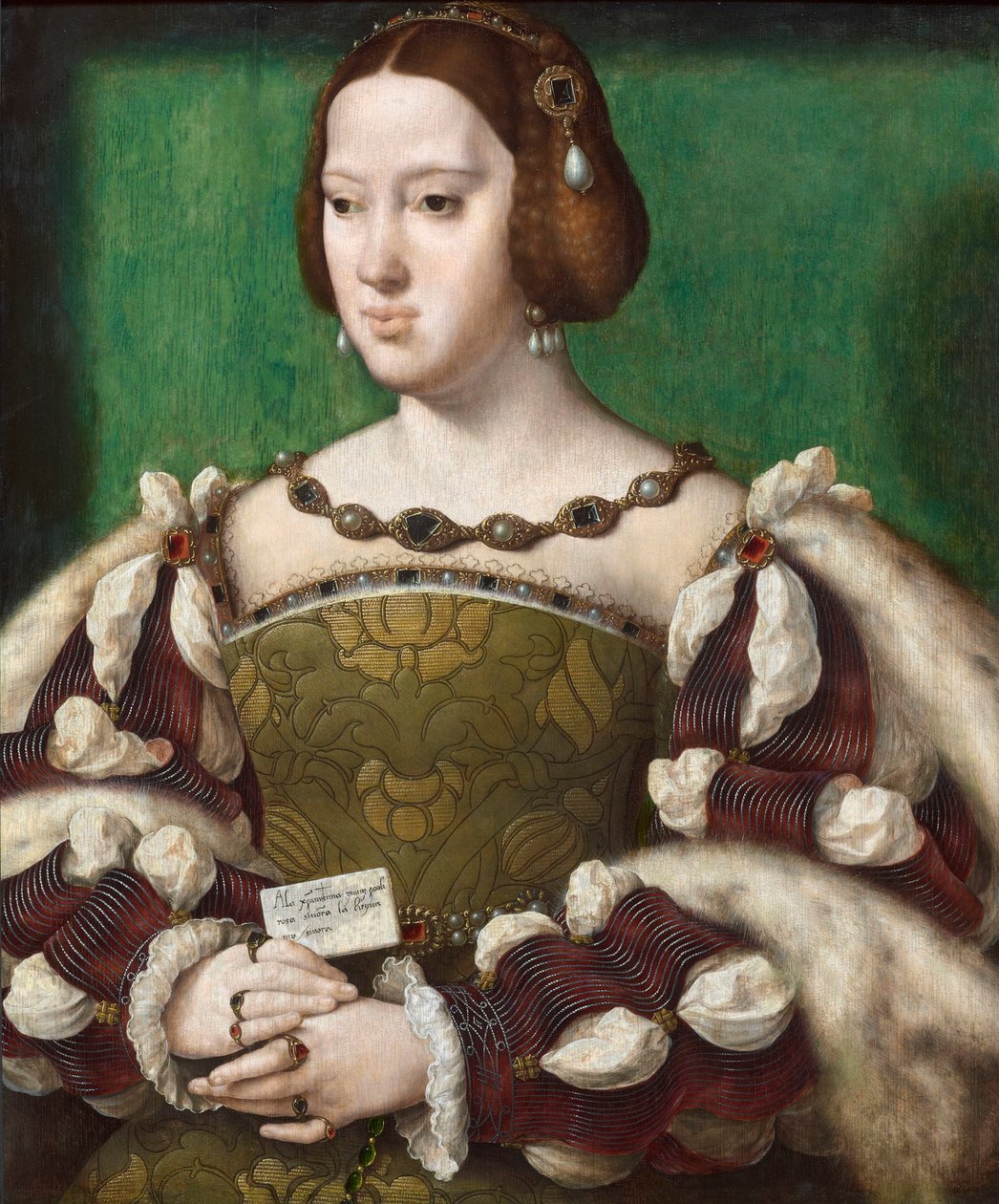 Eleanora van Oostenrijk, koningin van Frankrijk (1498-1558) door Joos van Cleve