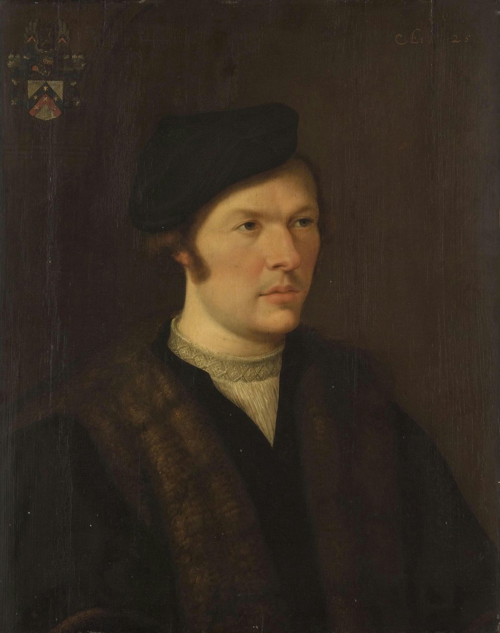 Portret van een man, mogelijk Nicasius Hanneman door Joos van Cleve