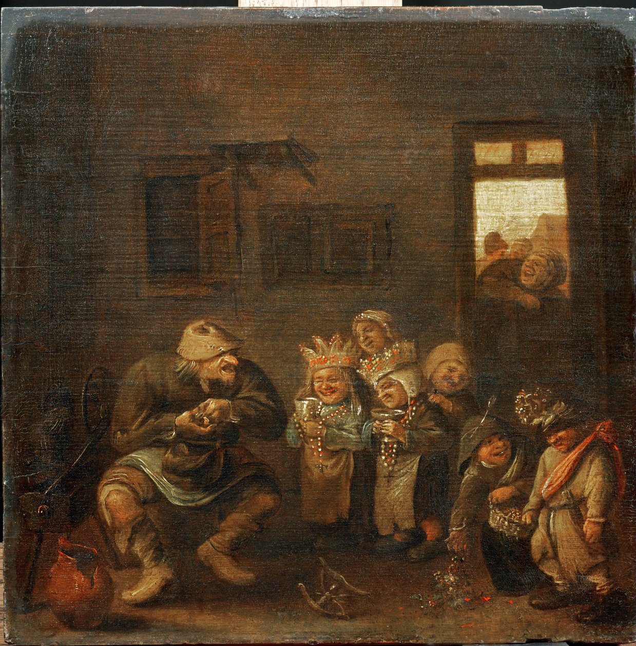 Fete des enfants le jour du Mardi-gras Kindercarnaval op Vastenavond ... door Joos van Craesbeeck