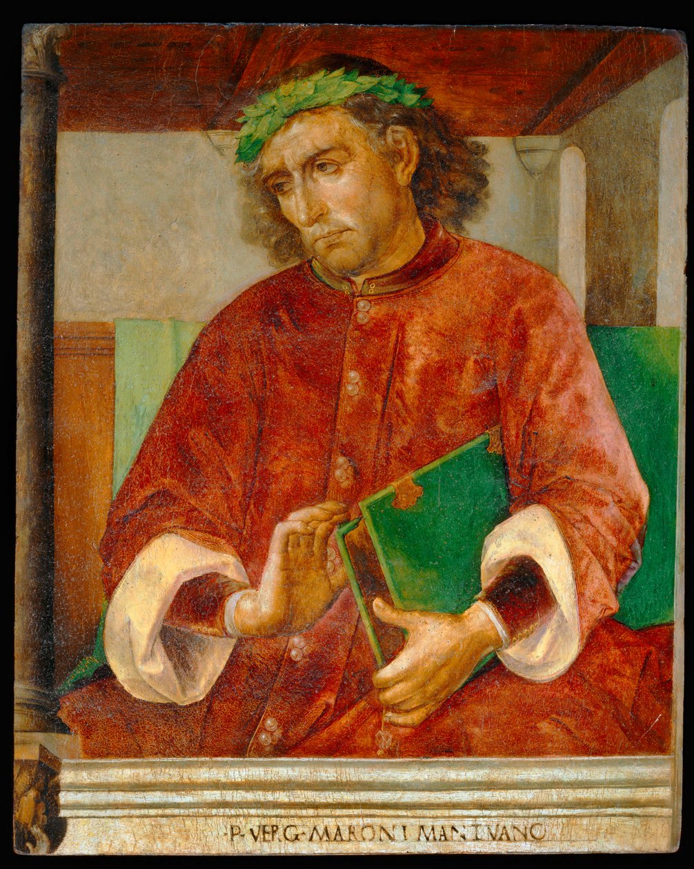 Vergilius, Romeins dichter ... door Joos van Gent (fl.1460 75)