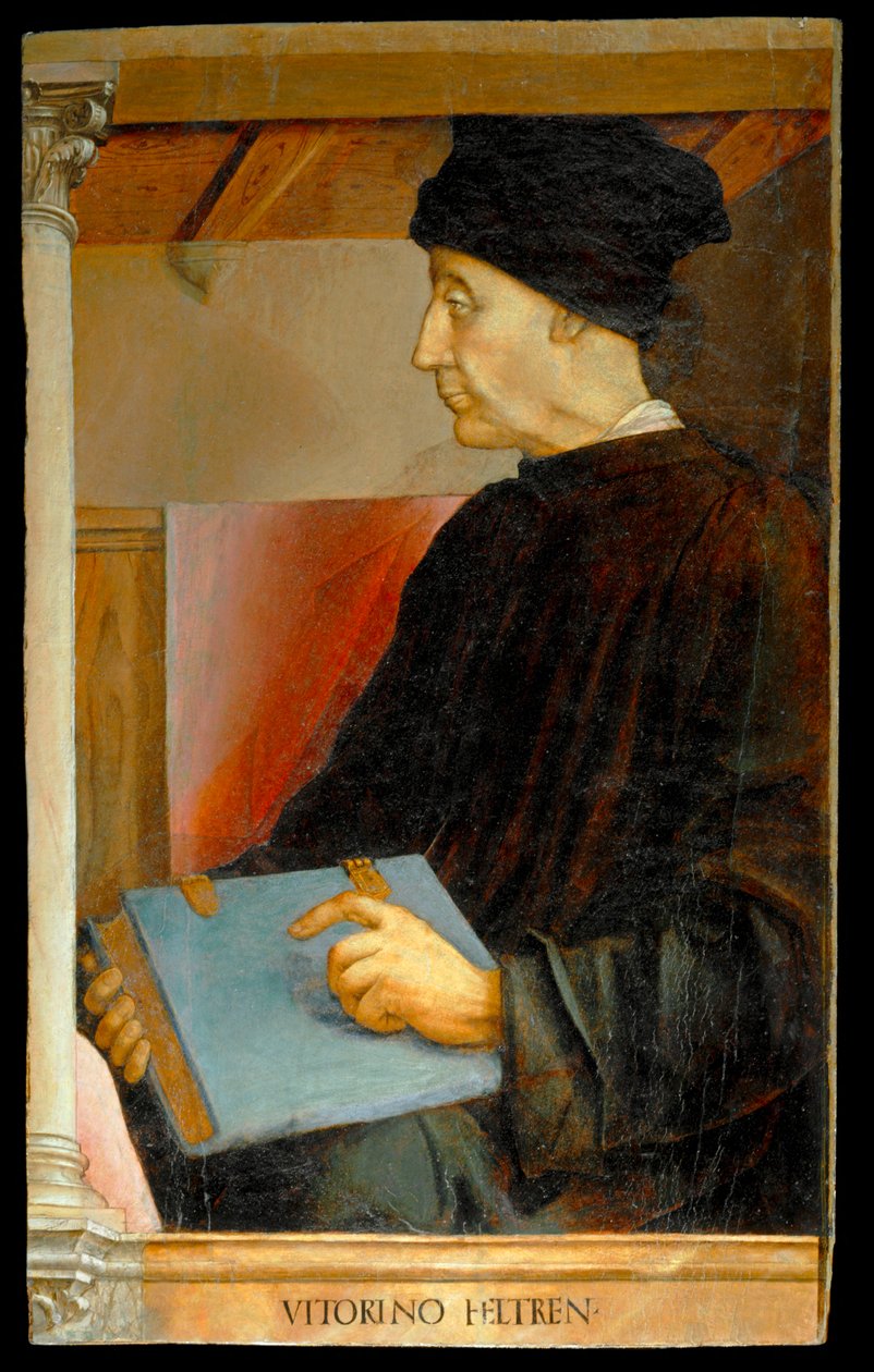 Vittorino da Feltre, Italiaans humanist en leraar ... door Joos van Gent (fl.1460 75)