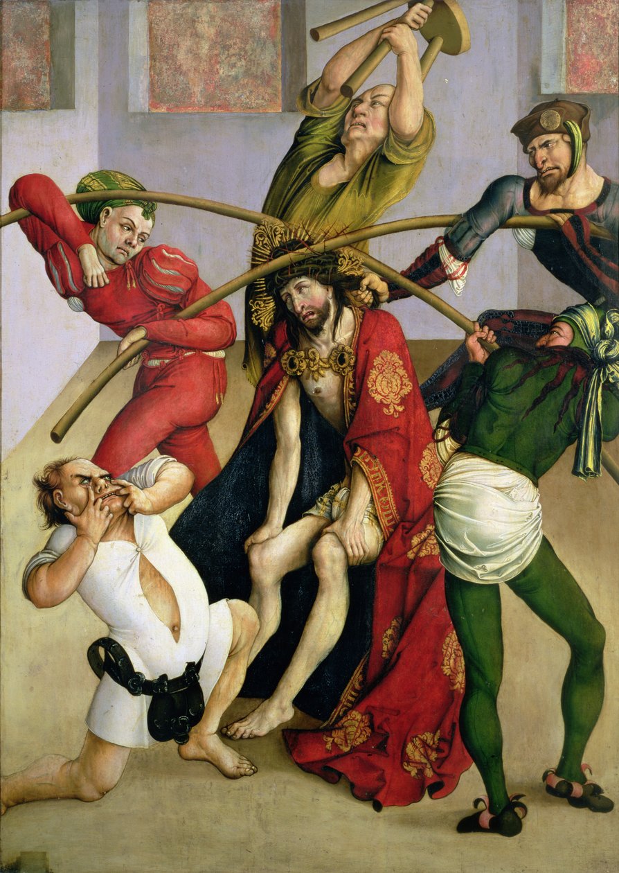 Christus gekroond met doornen door Jorg I Breu