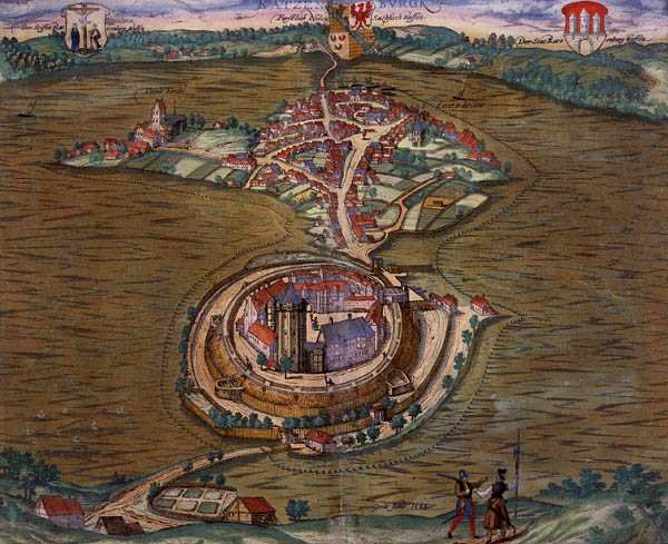 Kaart van Ratzeburg, uit 
