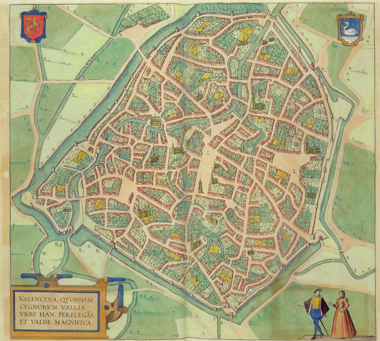 Kaart van Valencia, uit 