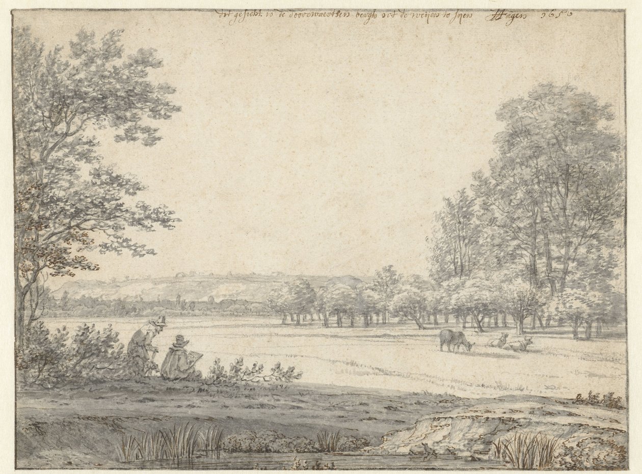 Gezicht in de omgeving van Doorwerth door Joris van der Haagen