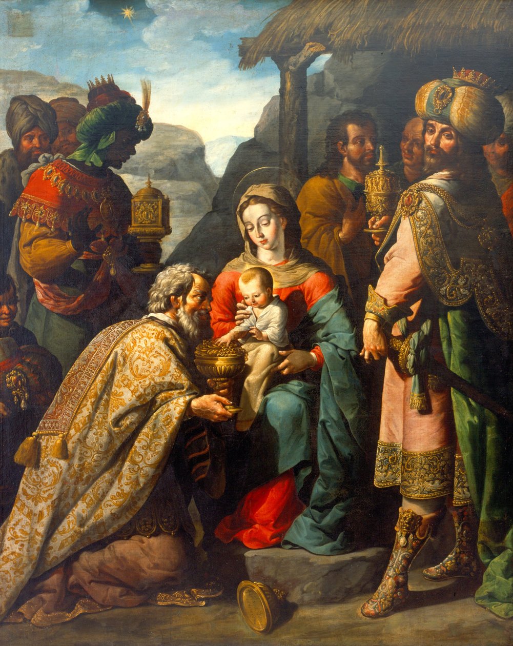 De aanbidding der koningen door José Juárez