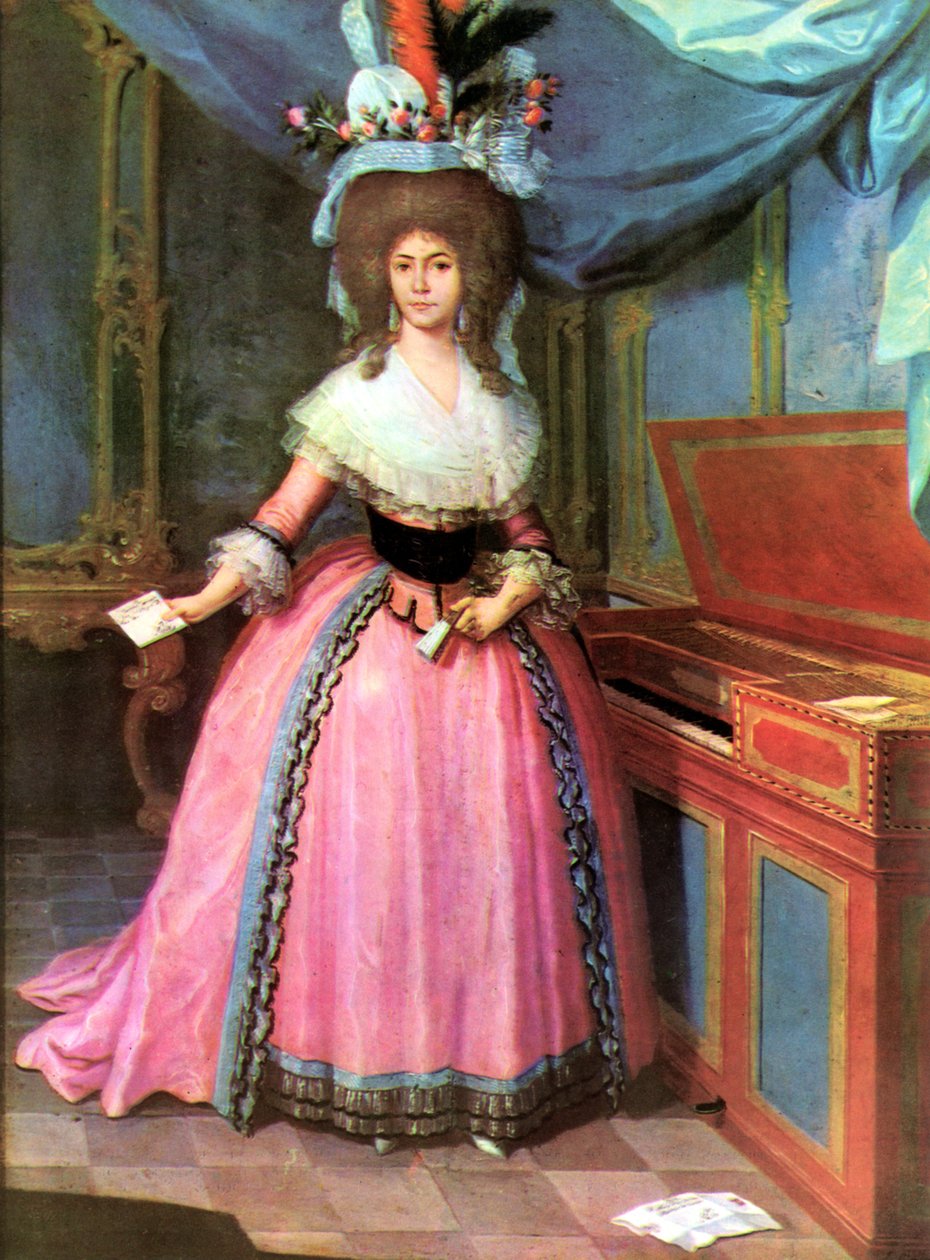 Spaans: Doña Maria Dolores Martinez de Carvajal door José Campeche