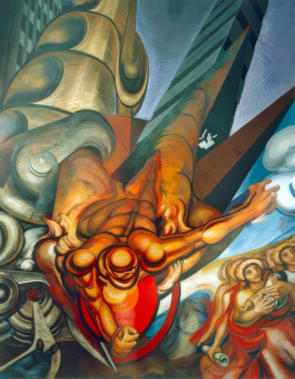 Voor volledige veiligheid en voor alle Mexicanen door José Clemente Orozco