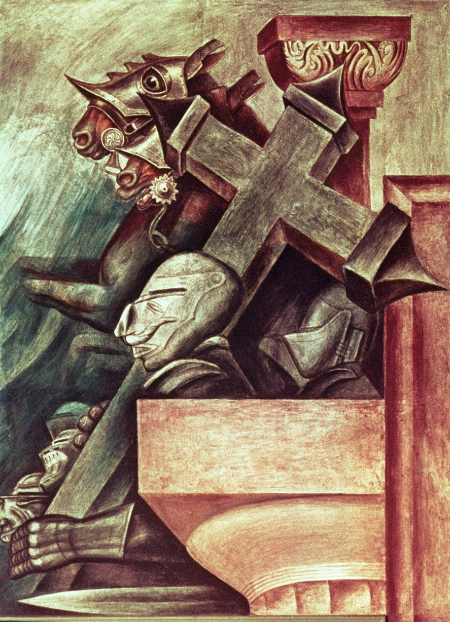 De Profetie, uit Het Epos van de Amerikaanse Beschaving door José Clemente Orozco
