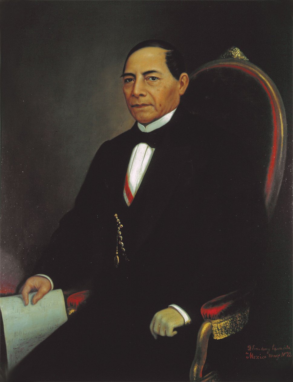 Benito Juárez - José Escudero y Espronceda door José Escudero y Espronceda