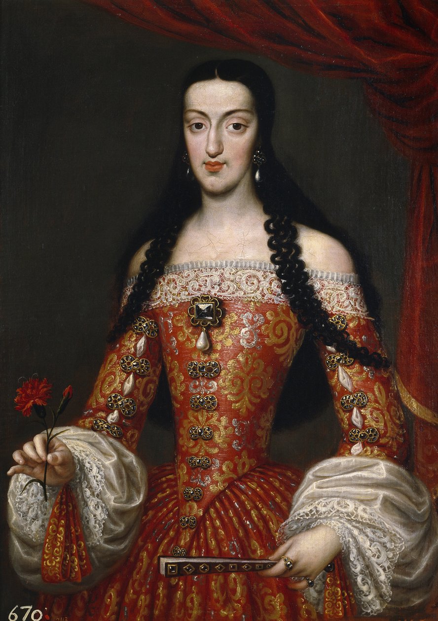Marie Louise van Orléans 1662-1689, Koningin van Spanje, ca. 1679 door José García Hidalgo