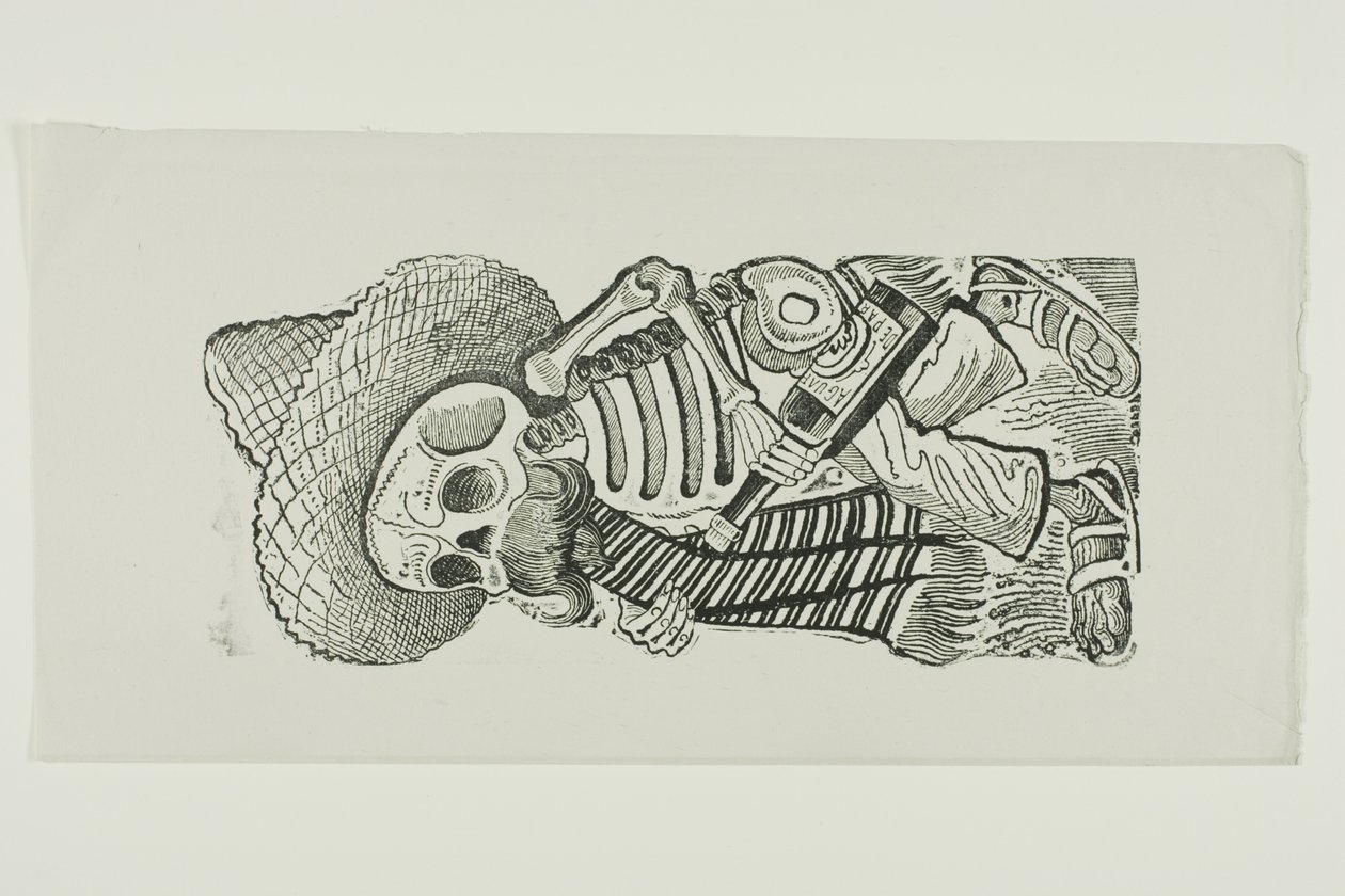 Calavera van Francisco Madero, uit Calavera Maderista door José Guadalupe Posada
