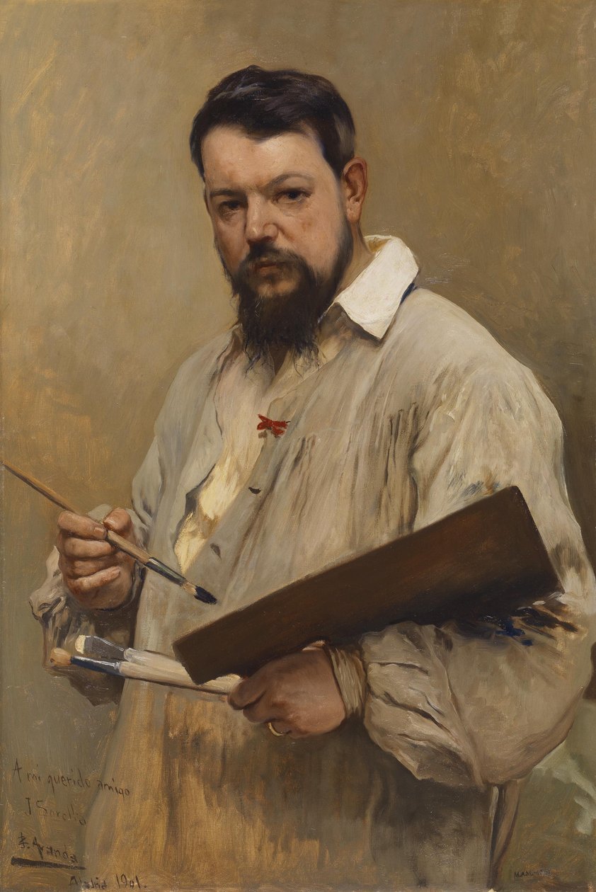 Spaans: El pintor Joaquín Sorolla De schilder Joaquin Sorolla door José Jiménez Aranda