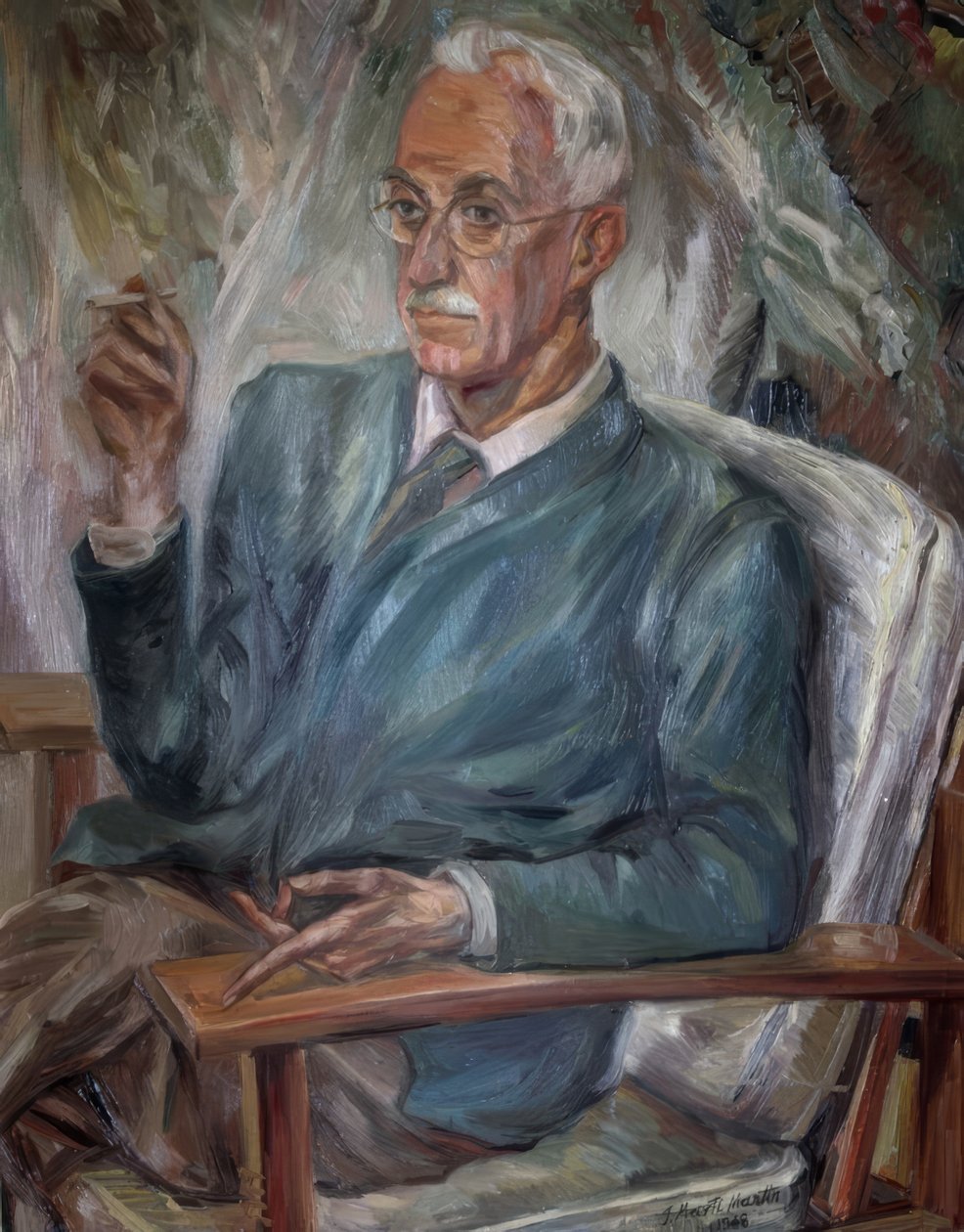 Olie van Jesus Marti door José Moreno Villa