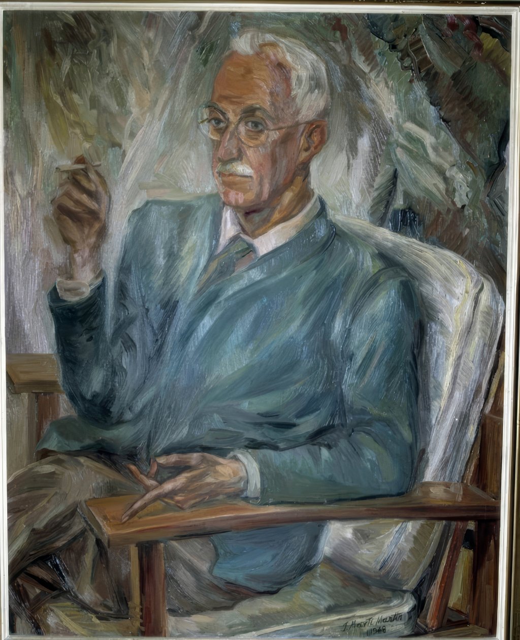 Olie van Jesus Marti door José Moreno Villa