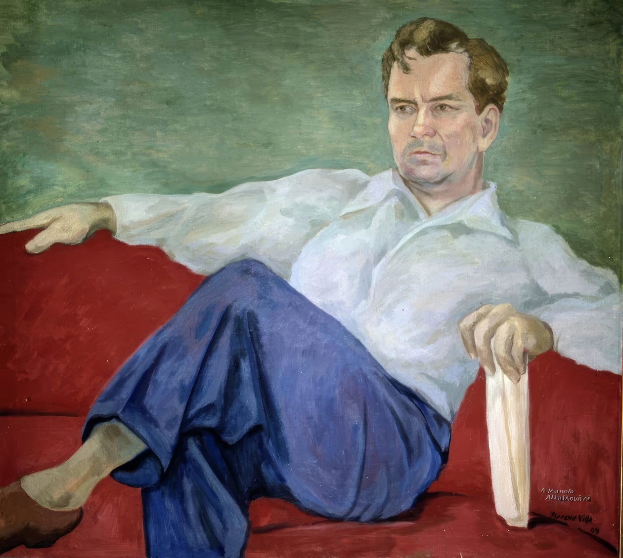 Portret van Manuel Altolaguirre door José Moreno Villa