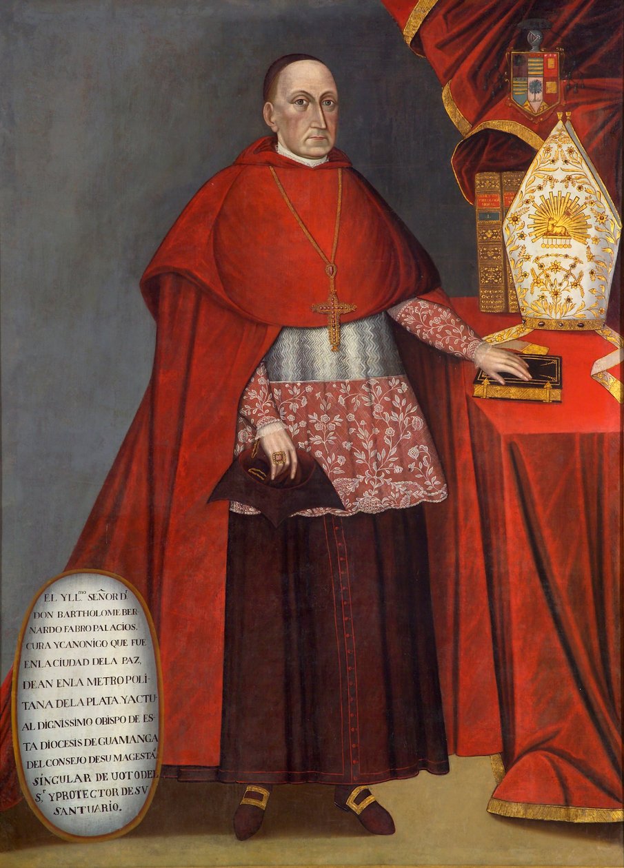 Bartholomeus Fabro y Palacios, bisschop van Huamanga door José Núñez de Sotomayor