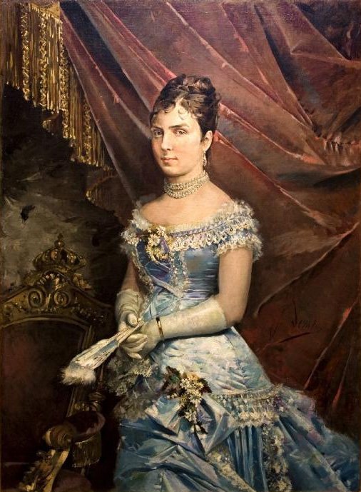Maria de las Mercedes de Orleans door Jose Denis Belgrano