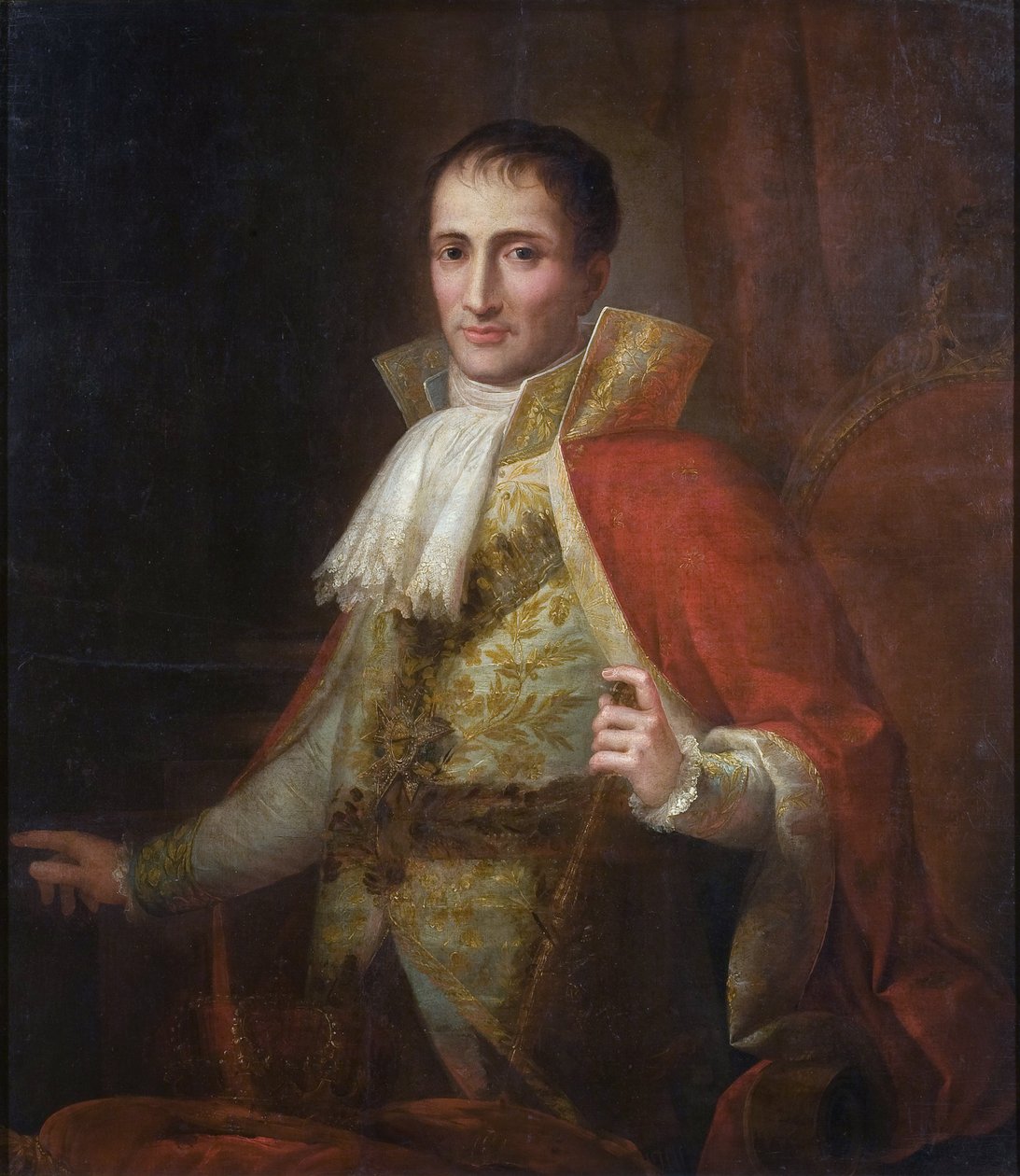 Portret van koning Jozef I van Spanje door Jose Bernat Flaugier