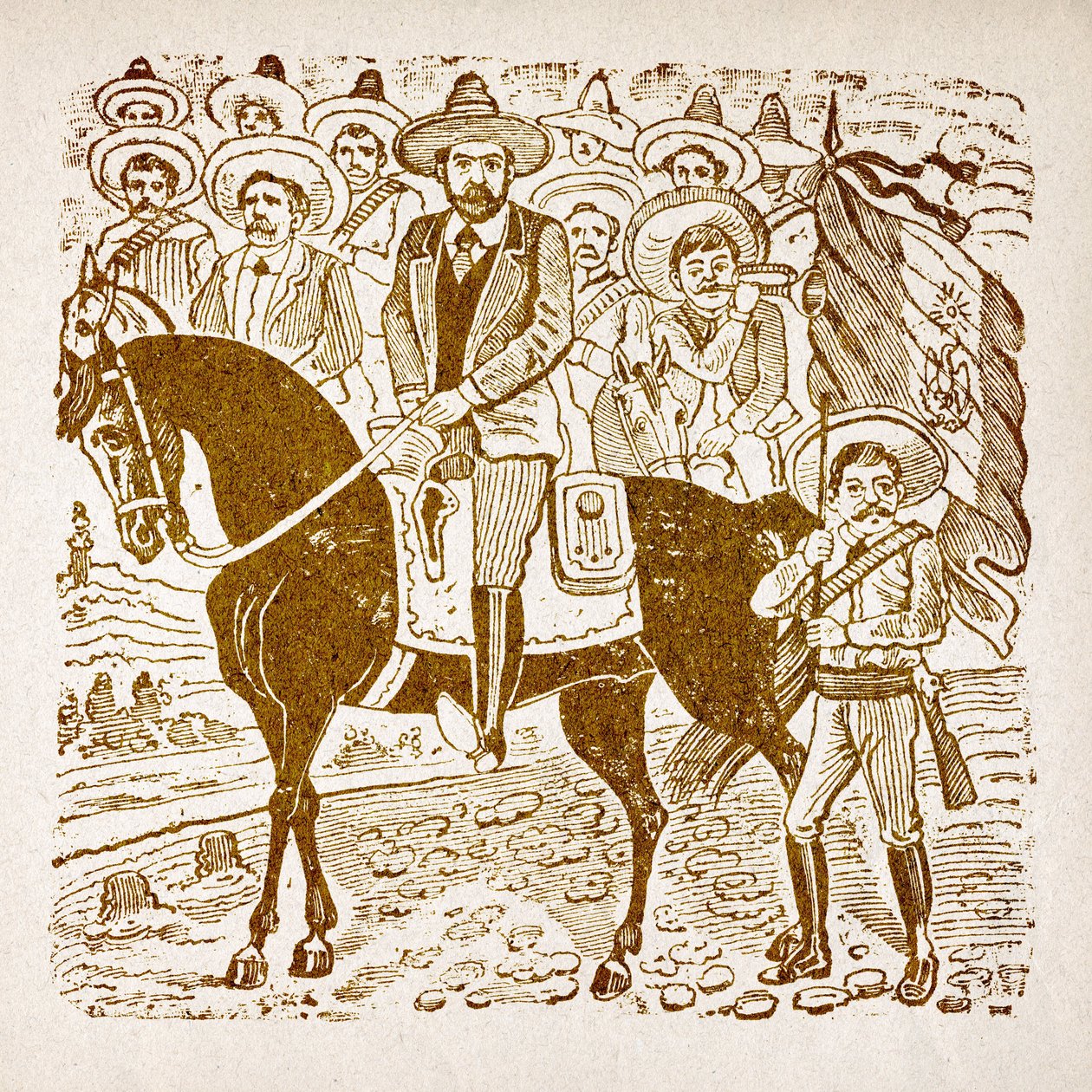 Mexico, Mexicaanse Revolutie door Jose Guadalupe Posada