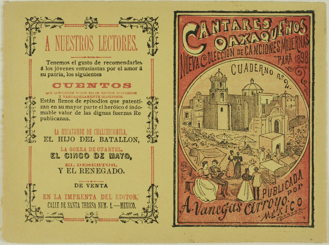 Oaxacan-Lieder door José Guadalupe Posada