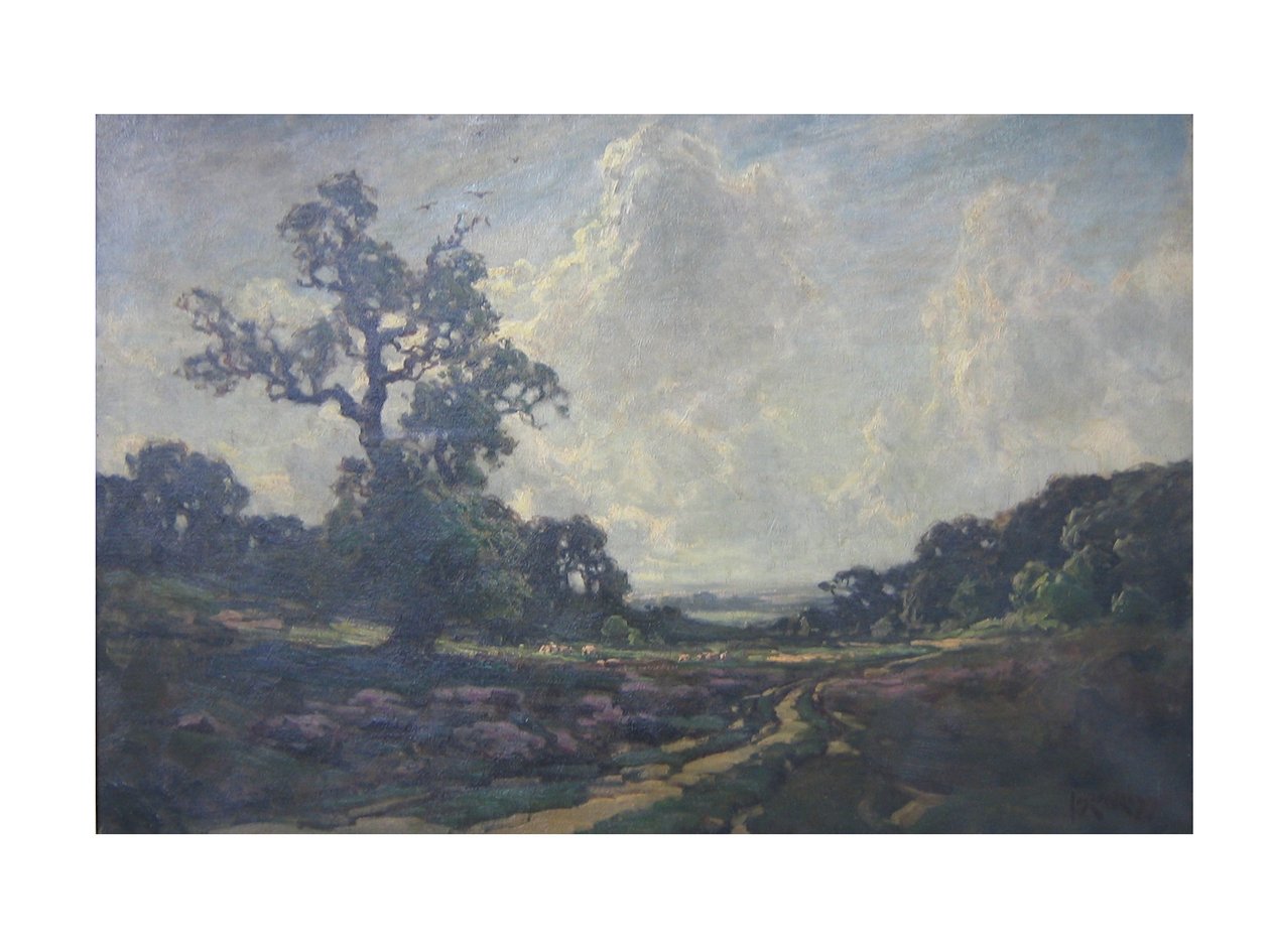 De weg over de heide door Jose Weiss