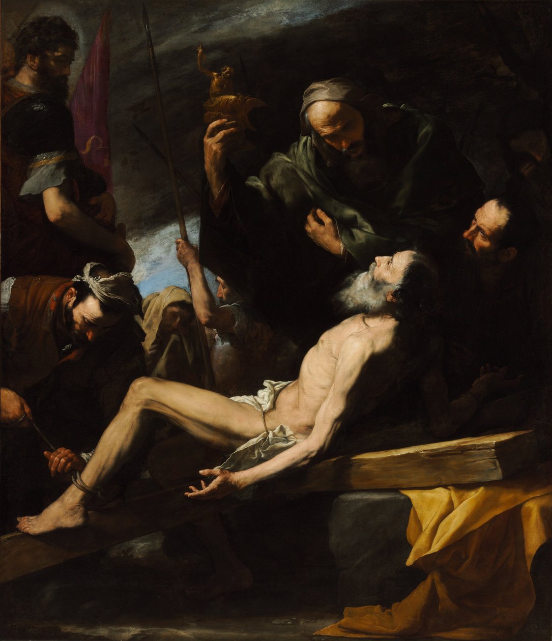 Martelaarschap van Sint Andreas door Jusepe de Ribera