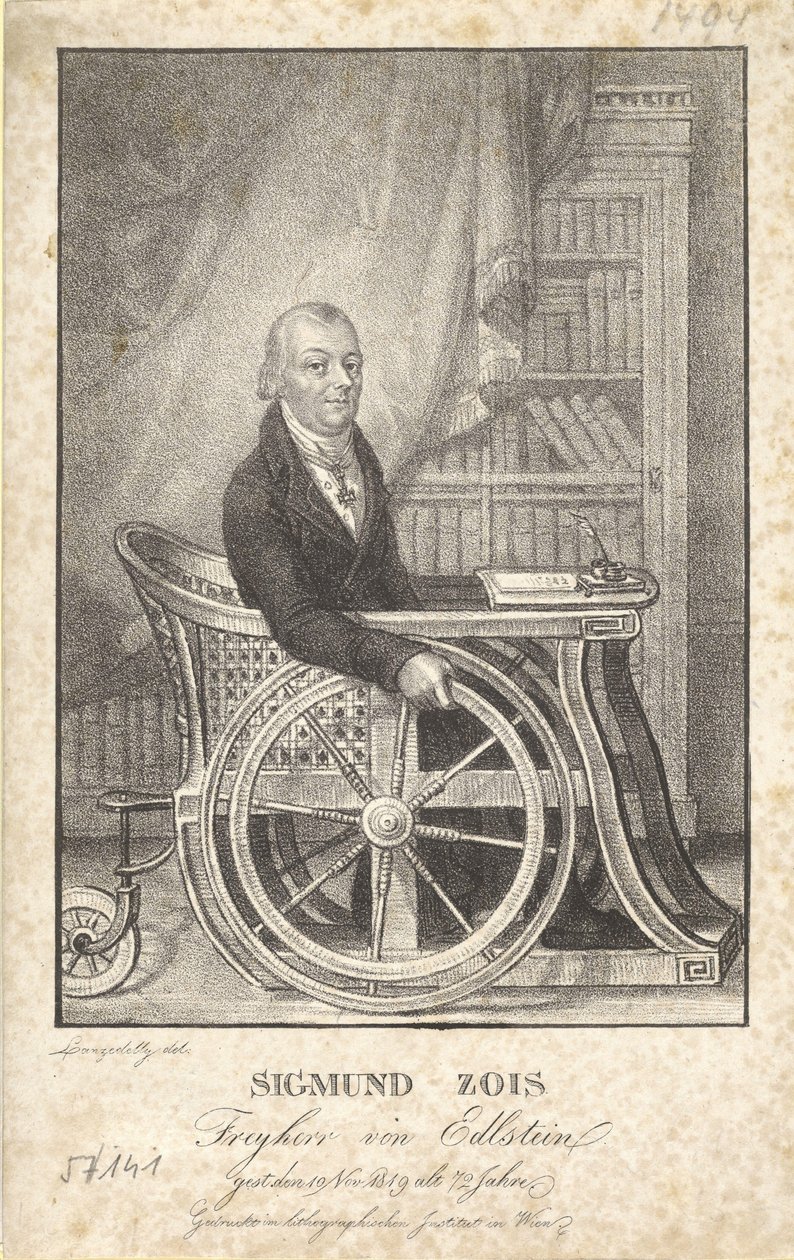 Portret van Žiga Zois door Josef Lanzedelly