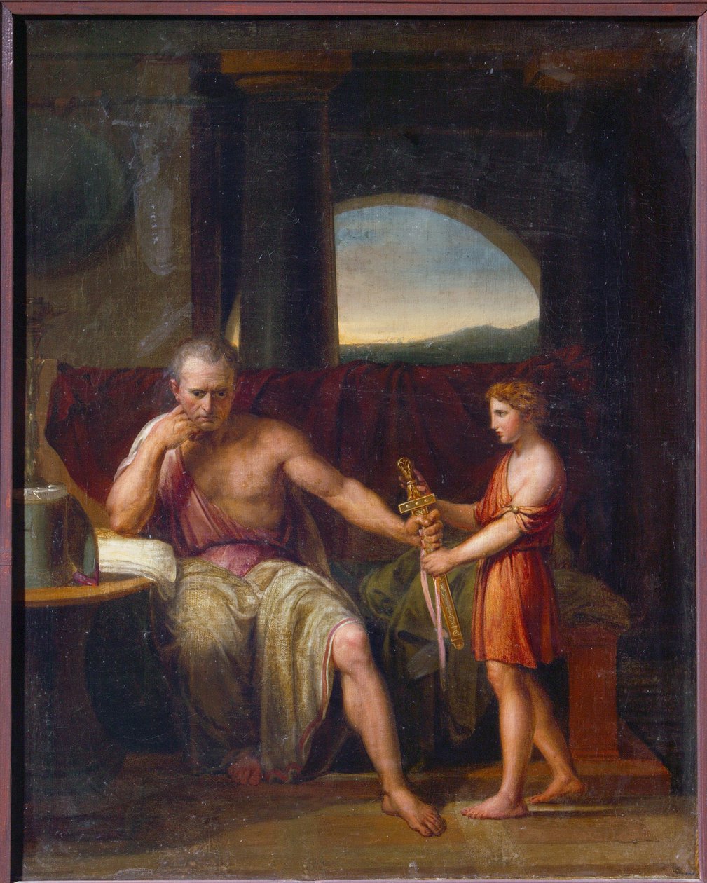 Marcus Porcius Cato Uticensis door Josef Abel