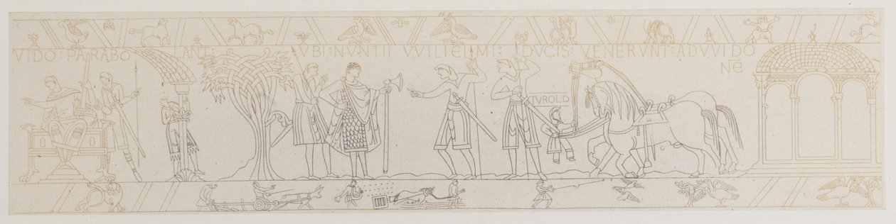 [Scène uit het Tapijt van Bayeux]. door Josef Albert