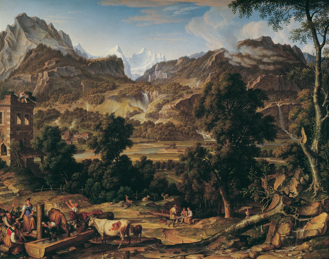 Het Berner Oberland door Josef Anton Koch