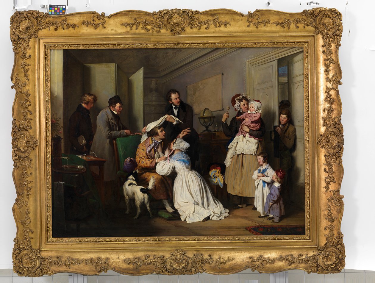 De oogarts door Josef Danhauser