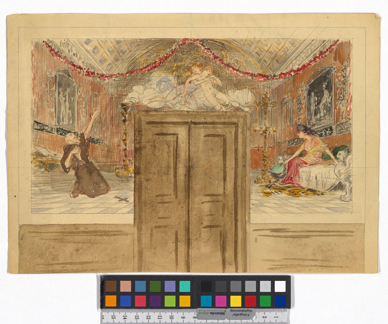 Aus dem Zyklus Oberon (Entwurf) door Josef Engelhart