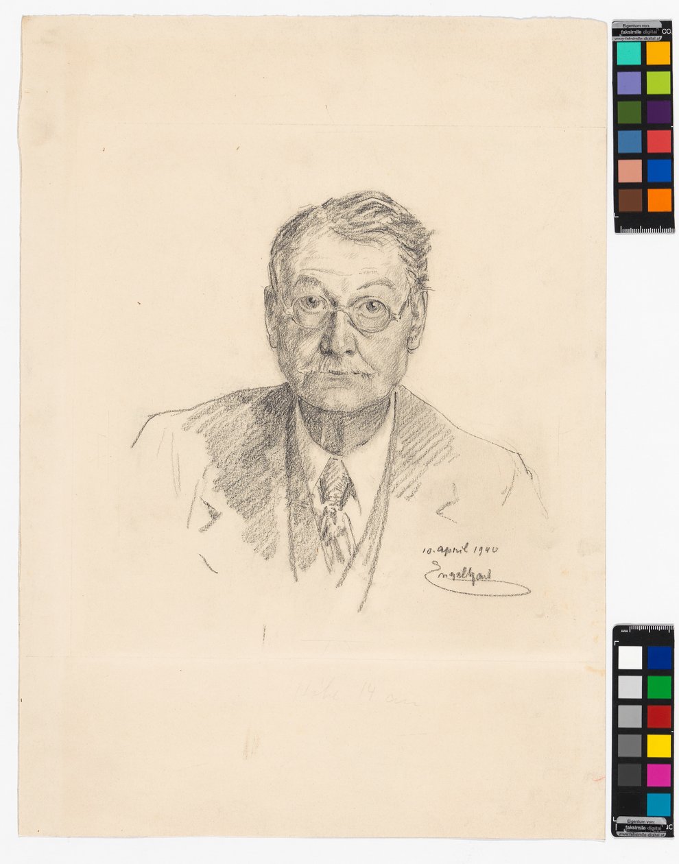 Zelfportret, Josef Engelhart door Josef Engelhart