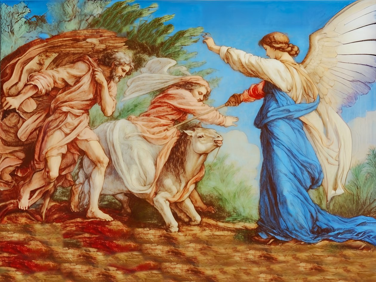 Bileams Ezel door Josef Johann Michel