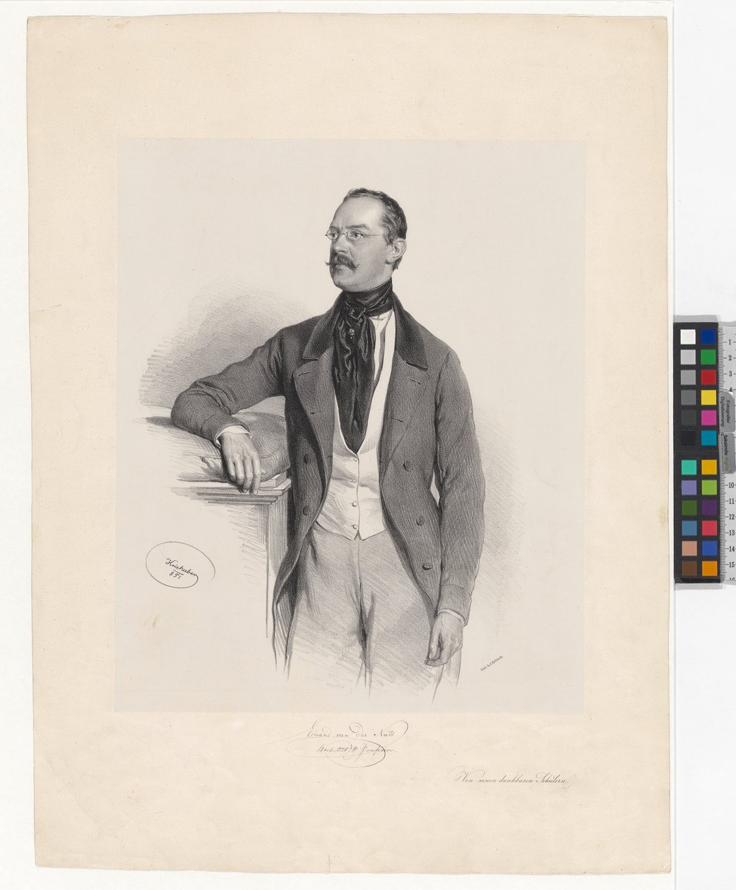 Eduard van der Nüll door Josef Kriehuber