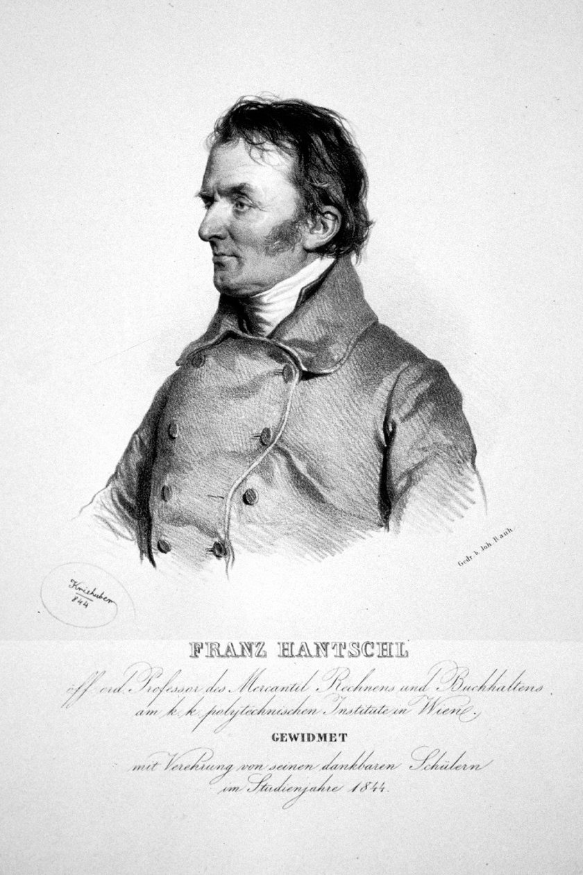 Franz Hantschl door Josef Kriehuber