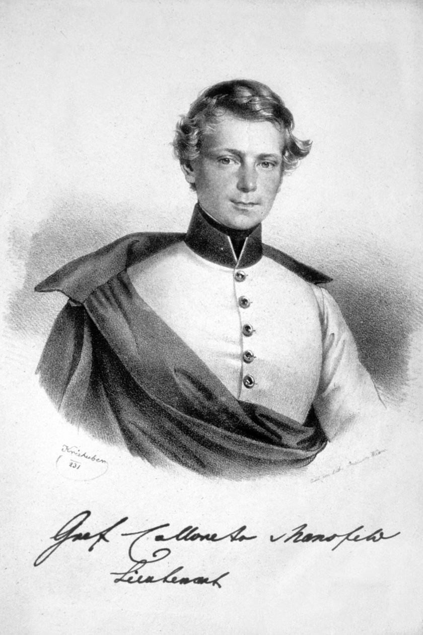 Franz de Paula Colloredo-Mansfeld Litho 1 door Josef Kriehuber
