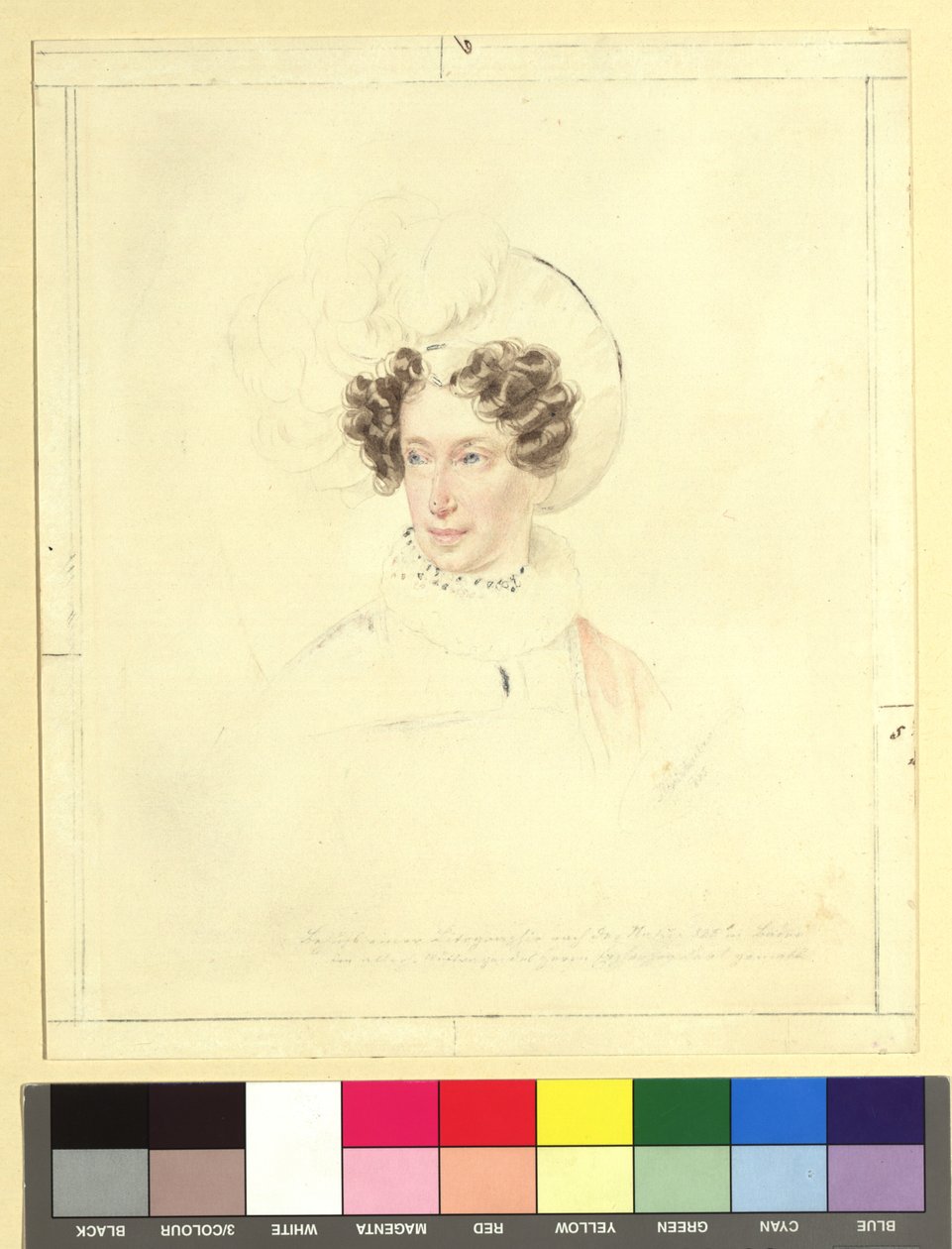 Keizerin Maria Louise door Josef Kriehuber