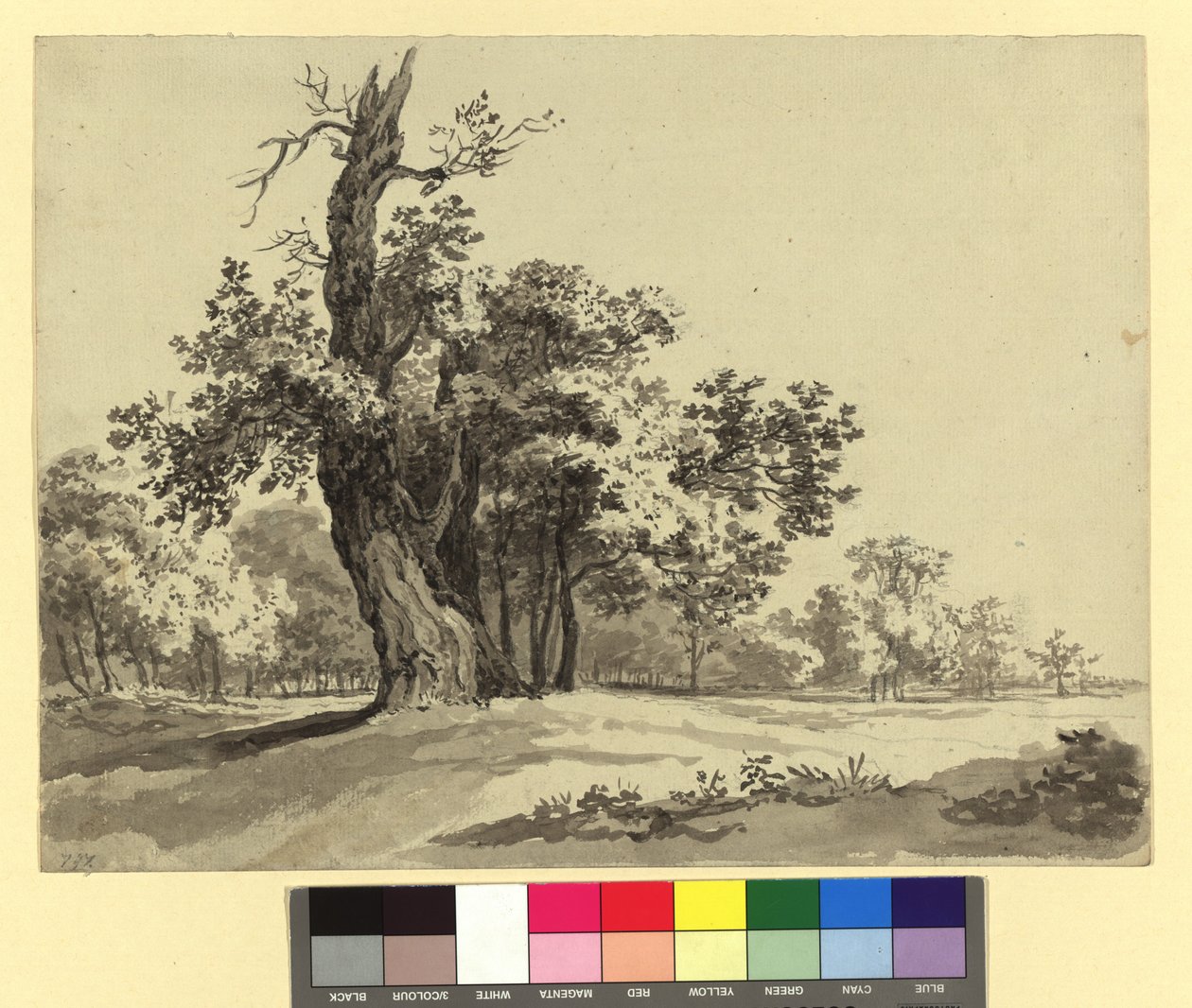 Praterlandschap door Josef Kriehuber