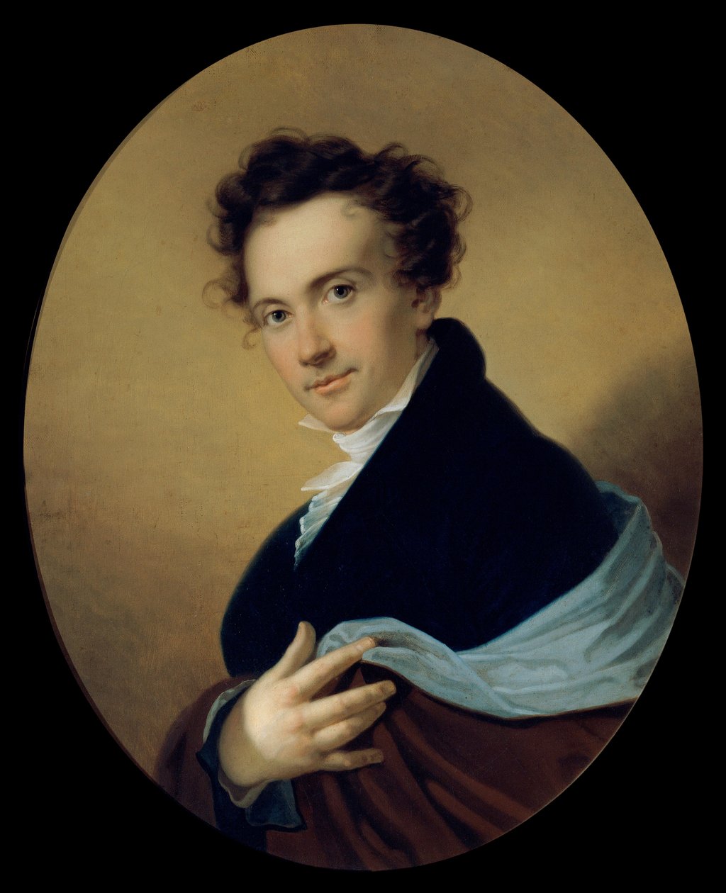 Zelfportret door Josef Lambert Denk