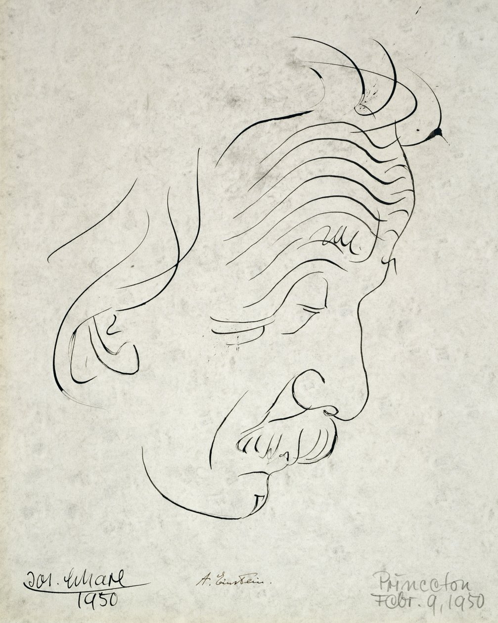 Albert Einstein door Josef Scharl