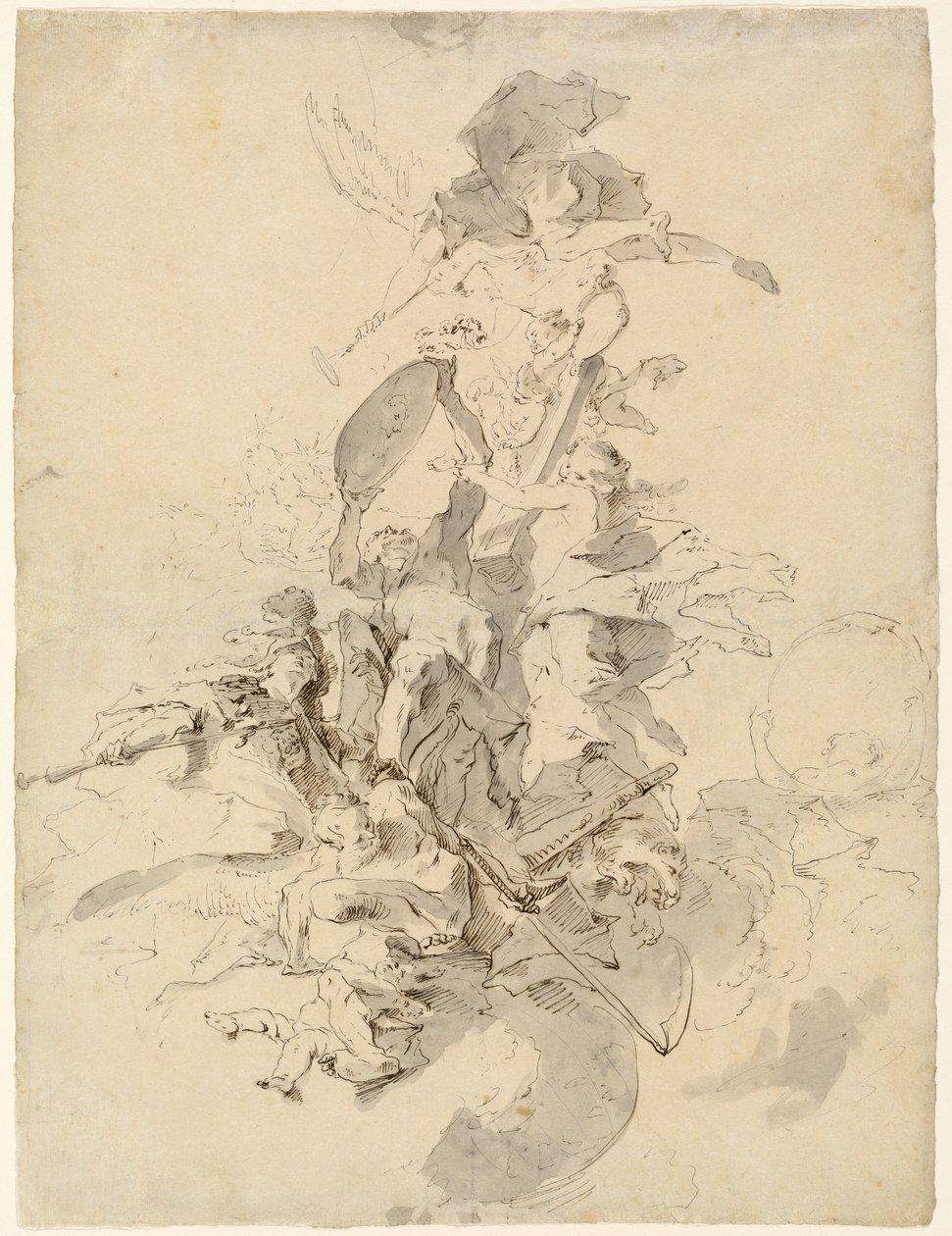 De Verheerlijking van een Prelaat door Josef Winterhalder the Younger