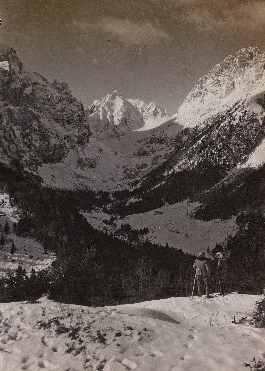 Album "Meine weltkriegs - Erinnerungen Zuid-West Front (Karinthië, Italië, Zuid-Tirol) 31/03/1915-12/11/1918 - Josef Zohles Wenen": Plöckenpass door Josef Zohles